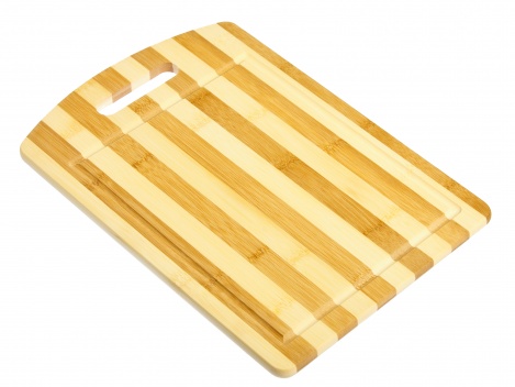 Разделочная деревянная доска из бамбука Dommus, 30х20х1 см